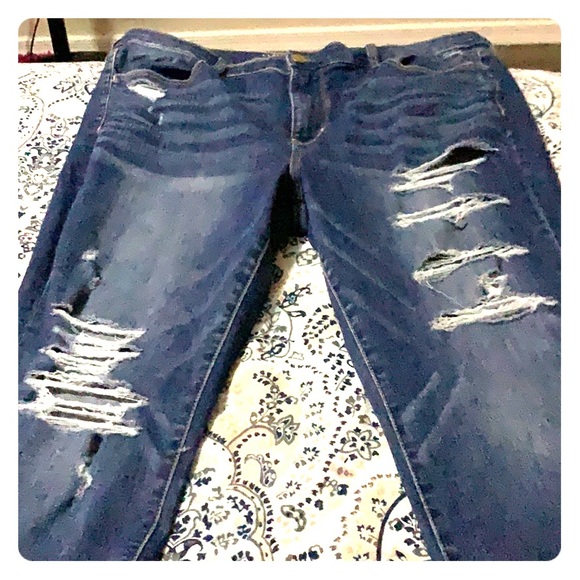 American Eagle Outfitters Denim - Skinny ripped jeans